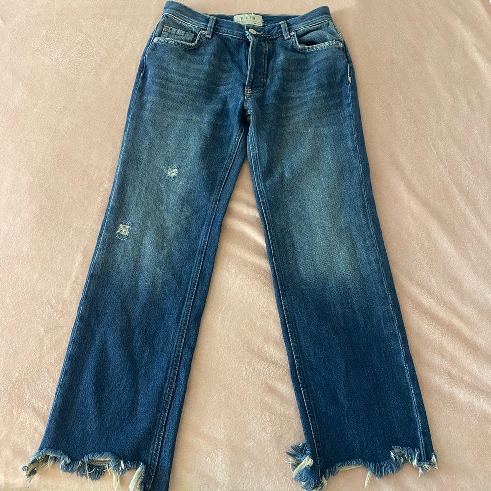 Free People Dark Wash Jeans